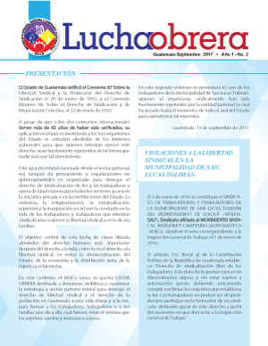 Lucha Obrera No. 2