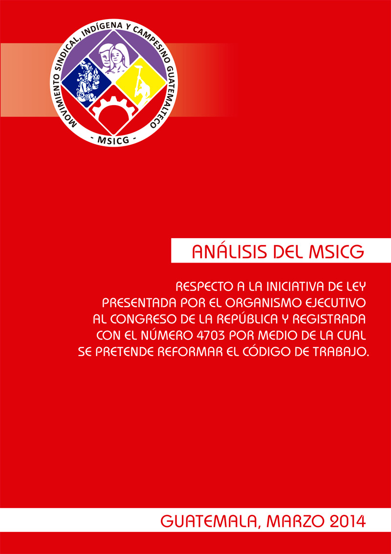 Análisis del MSICG de la Iniciativa de ley 4703