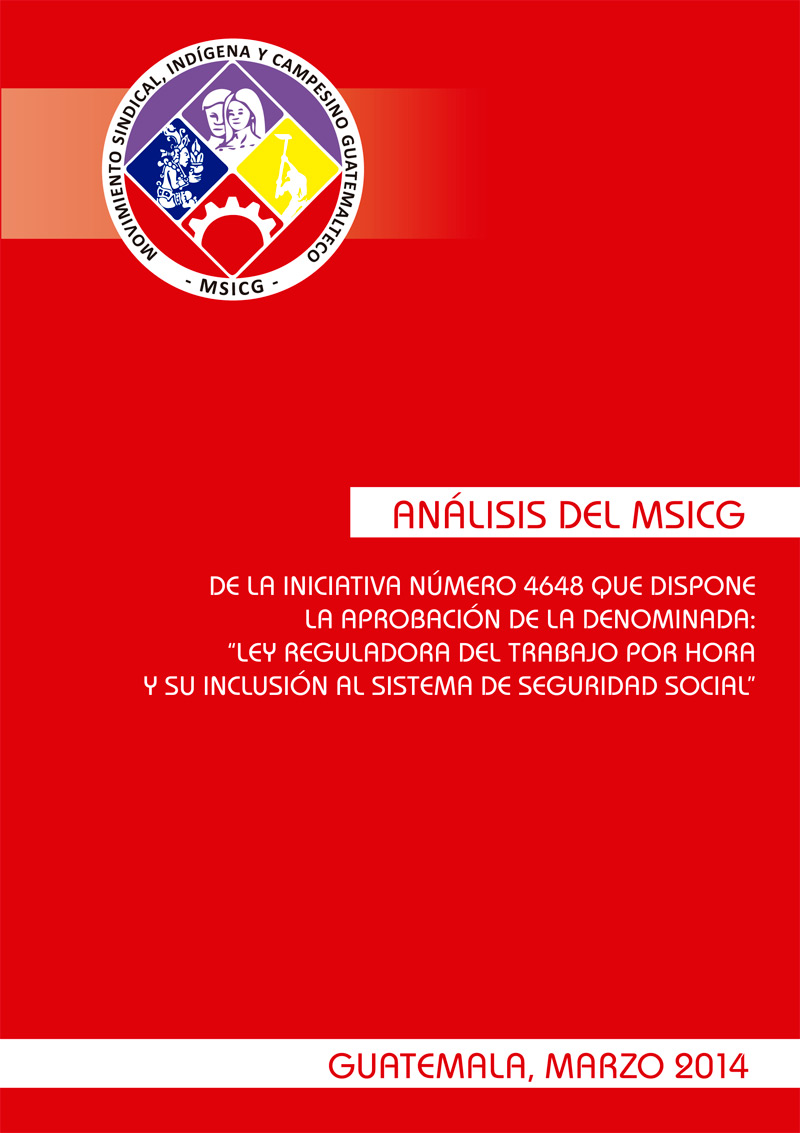 Análisis del MSICG de la Ley de Trabajo por Hora