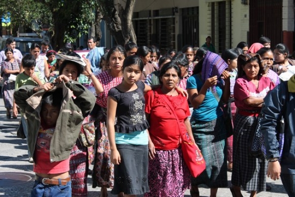 Marcha del d&iacute;a de la no violencia contra la mujer